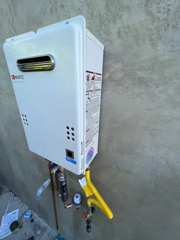 Tankless water heater installation for Norwood homes